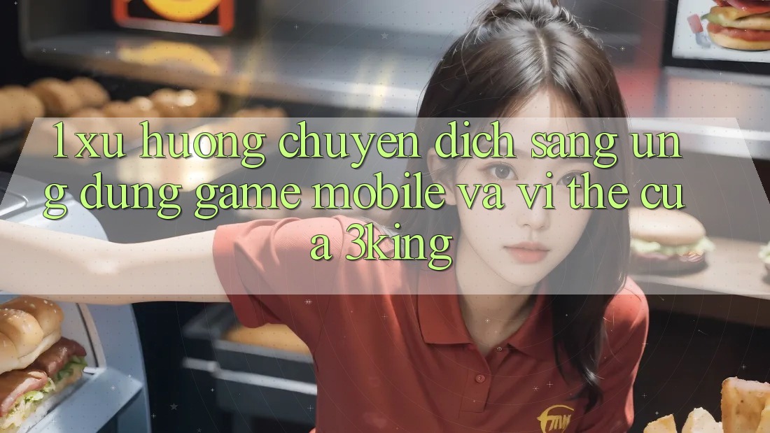 1. Xu Hướng Chuyển Dịch Sang Ứng dụng Game mobile Và Vị Thế Của 3king