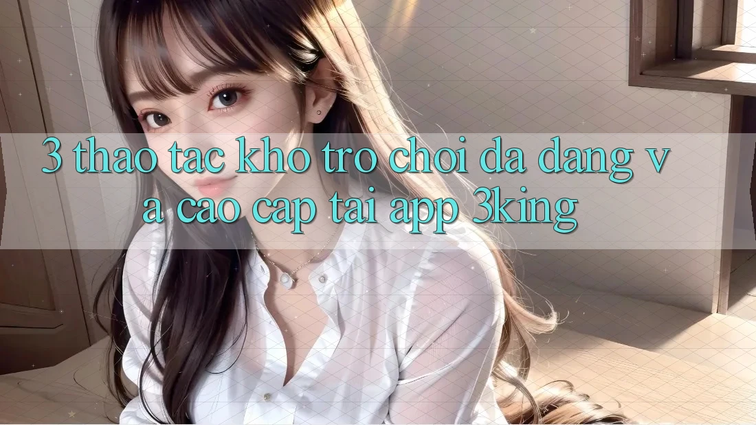 3. Thao tác Kho Trò chơi Đa Dạng Và Cao cấp Tại App 3king