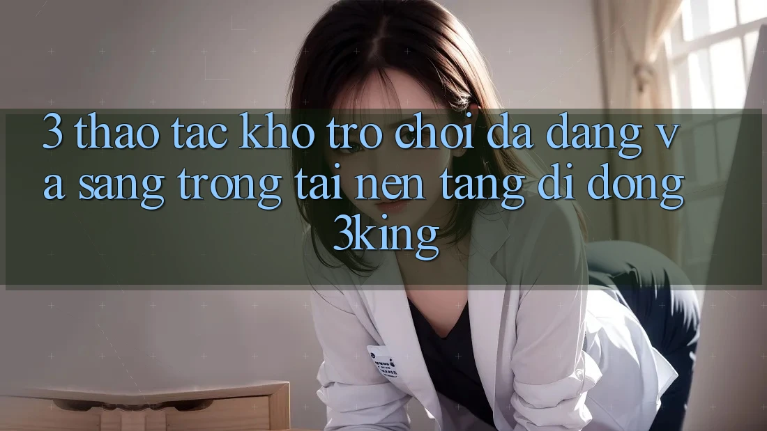 3. Thao tác Kho Trò chơi Đa Dạng Và Sang trọng Tại Nền tảng di động 3king