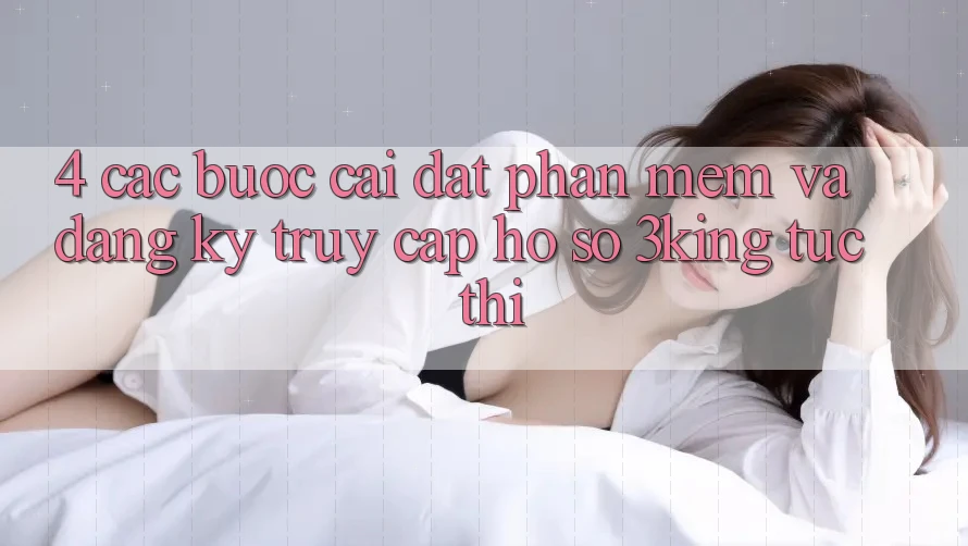 4. Các bước Cài đặt Phần mềm Và Đăng Ký, Truy cập hồ sơ 3king Tức thì 4. Các bước Cài đặt Phần mềm Và Đăng Ký, Truy cập hồ sơ 3king Tức thì