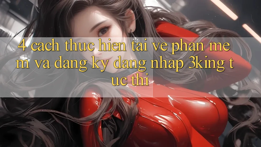 4. Cách thực hiện Tải về Phần mềm Và Đăng Ký, Đăng Nhập 3king Tức thì 4. Cách thực hiện Tải về Phần mềm Và Đăng Ký, Đăng Nhập 3king Tức thì