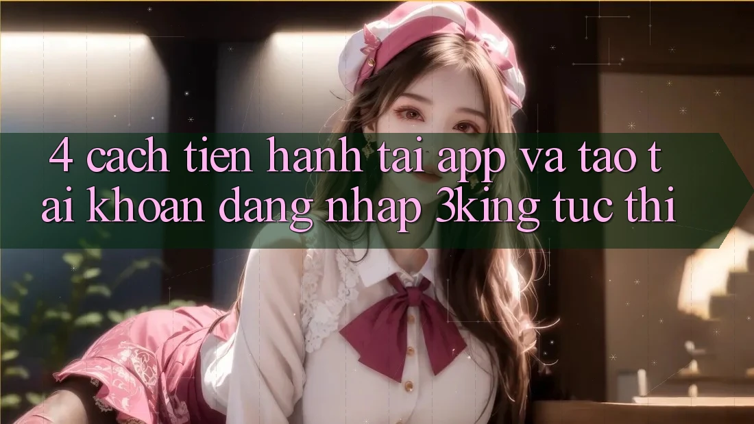 4. Cách tiến hành Tải App Và Tạo tài khoản, Đăng Nhập 3king Tức thì