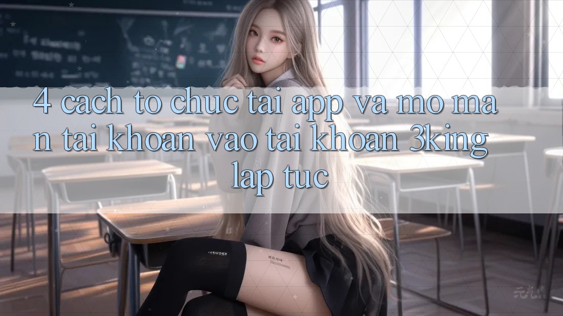 4. Cách tổ chức Tải App Và Mở màn tài khoản, Vào tài khoản 3king Lập tức