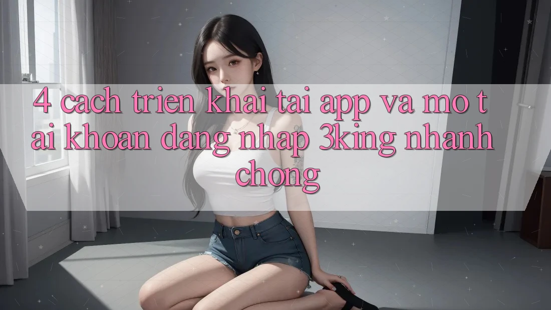 4. Cách triển khai Tải App Và Mở tài khoản, Đăng Nhập 3king Nhanh chóng