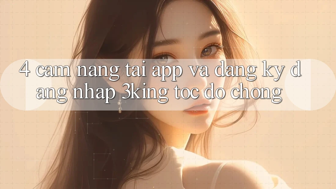 4. Cẩm nang Tải App Và Đăng Ký, Đăng Nhập 3king Tốc độ chóng 4. Cẩm nang Tải App Và Đăng Ký, Đăng Nhập 3king Tốc độ chóng