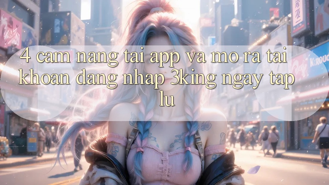 4. Cẩm nang Tải App Và Mở ra tài khoản, Đăng Nhập 3king Ngay tắp lự