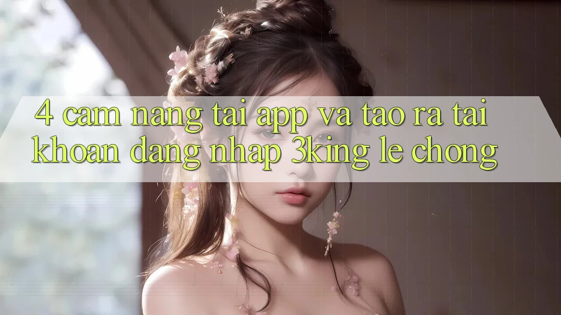 4. Cẩm nang Tải App Và Tạo ra tài khoản, Đăng nhập 3king Lẹ Chóng 4. Cẩm nang Tải App Và Tạo ra tài khoản, Đăng nhập 3king Lẹ Chóng