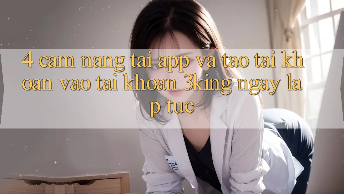 4. Cẩm nang Tải App Và Tạo tài khoản, Vào tài khoản 3king Ngay lập tức