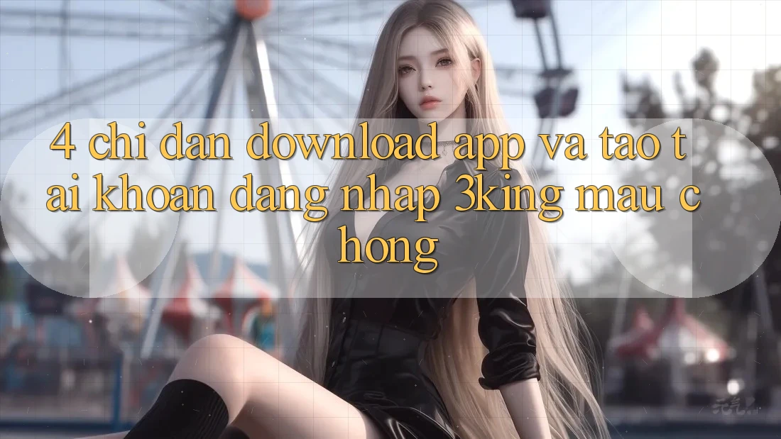 4. Chỉ dẫn Download App Và Tạo tài khoản, Đăng Nhập 3king Mau Chóng 4. Chỉ dẫn Download App Và Tạo tài khoản, Đăng Nhập 3king Mau Chóng