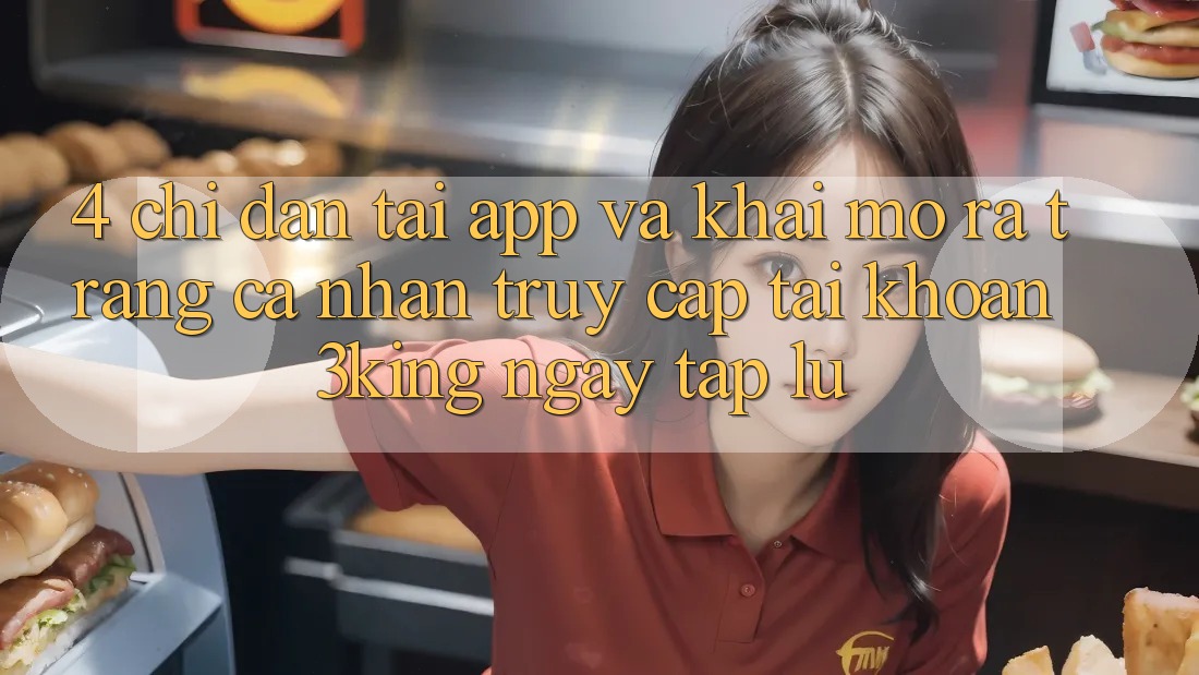 4. Chỉ dẫn Tải App Và Khai mở ra trang cá nhân, Truy cập tài khoản 3king Ngay tắp lự 4. Chỉ dẫn Tải App Và Khai mở ra trang cá nhân, Truy cập tài khoản 3king Ngay tắp lự
