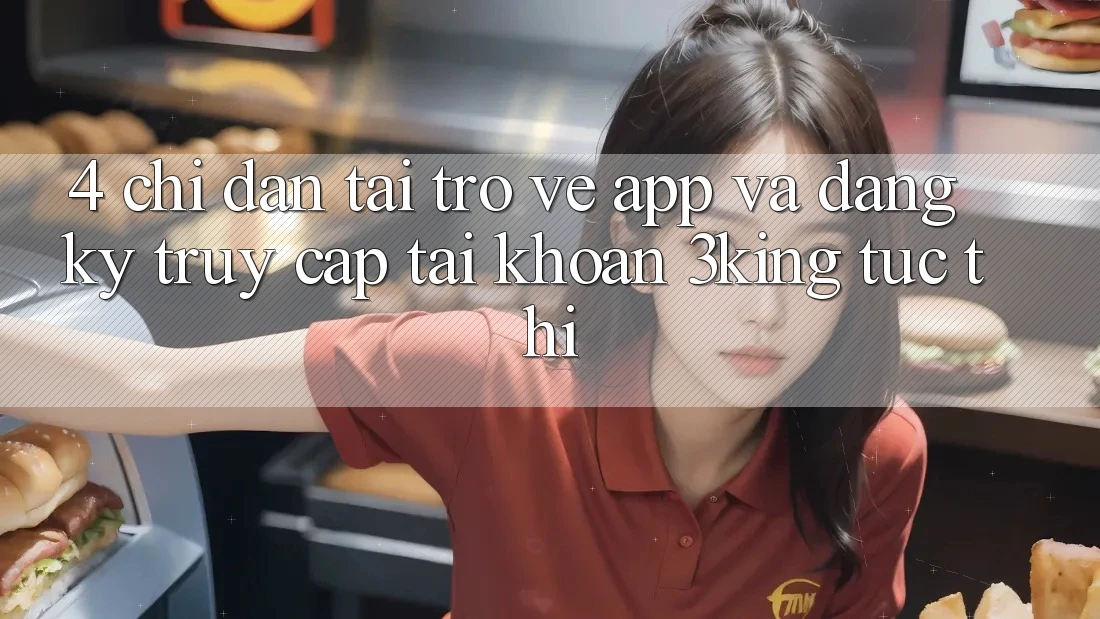 4. Chỉ dẫn Tải trở về App Và Đăng Ký, Truy cập tài khoản 3king Tức thì