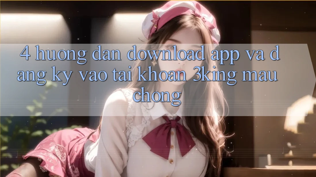 4. Hướng Dẫn Download App Và Đăng Ký, Vào tài khoản 3king Mau Chóng