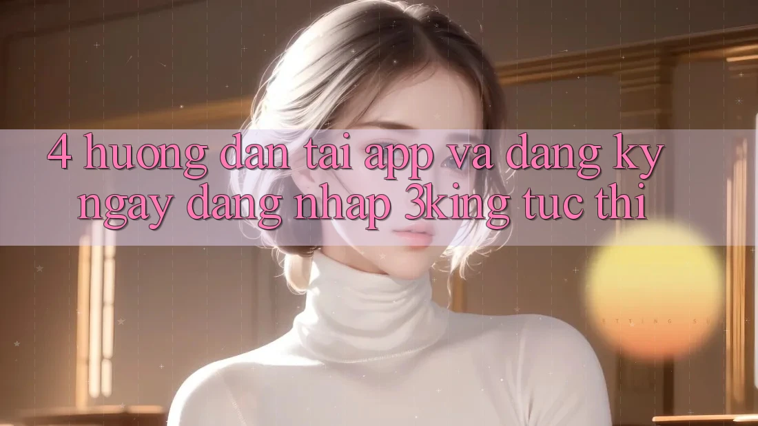 4. Hướng dẫn Tải App Và Đăng ký ngay, Đăng Nhập 3king Tức thì