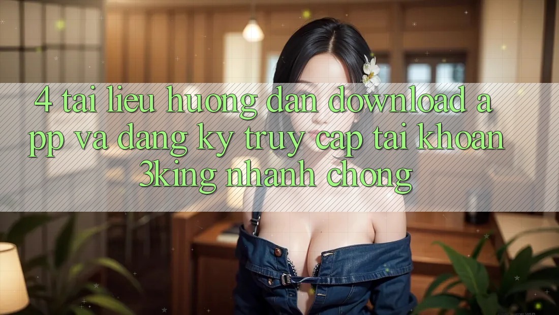4. Tài liệu hướng dẫn Download App Và Đăng Ký, Truy cập tài khoản 3king Nhanh Chóng 4. Tài liệu hướng dẫn Download App Và Đăng Ký, Truy cập tài khoản 3king Nhanh Chóng