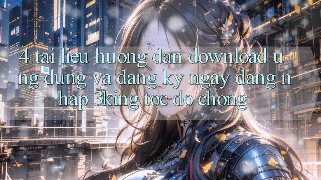 4. Tài liệu hướng dẫn Download Ứng dụng Và Đăng ký ngay, Đăng Nhập 3king Tốc độ Chóng 4. Tài liệu hướng dẫn Download Ứng dụng Và Đăng ký ngay, Đăng Nhập 3king Tốc độ Chóng