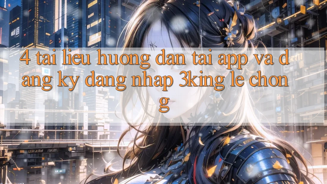 4. Tài liệu hướng dẫn Tải App Và Đăng Ký, Đăng Nhập 3king Lẹ Chóng 4. Tài liệu hướng dẫn Tải App Và Đăng Ký, Đăng Nhập 3king Lẹ Chóng