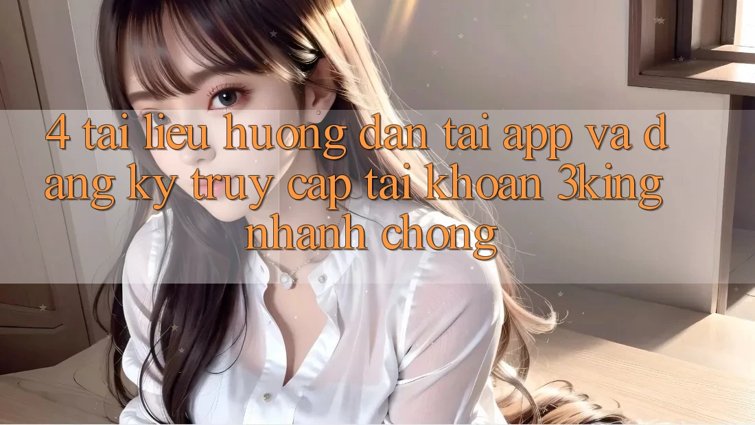 4. Tài liệu hướng dẫn Tải App Và Đăng ký, Truy cập tài khoản 3king Nhanh chóng 4. Tài liệu hướng dẫn Tải App Và Đăng ký, Truy cập tài khoản 3king Nhanh chóng