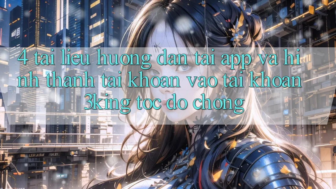 4. Tài liệu hướng dẫn Tải App Và Hình thành tài khoản, Vào tài khoản 3king Tốc độ Chóng 4. Tài liệu hướng dẫn Tải App Và Hình thành tài khoản, Vào tài khoản 3king Tốc độ Chóng