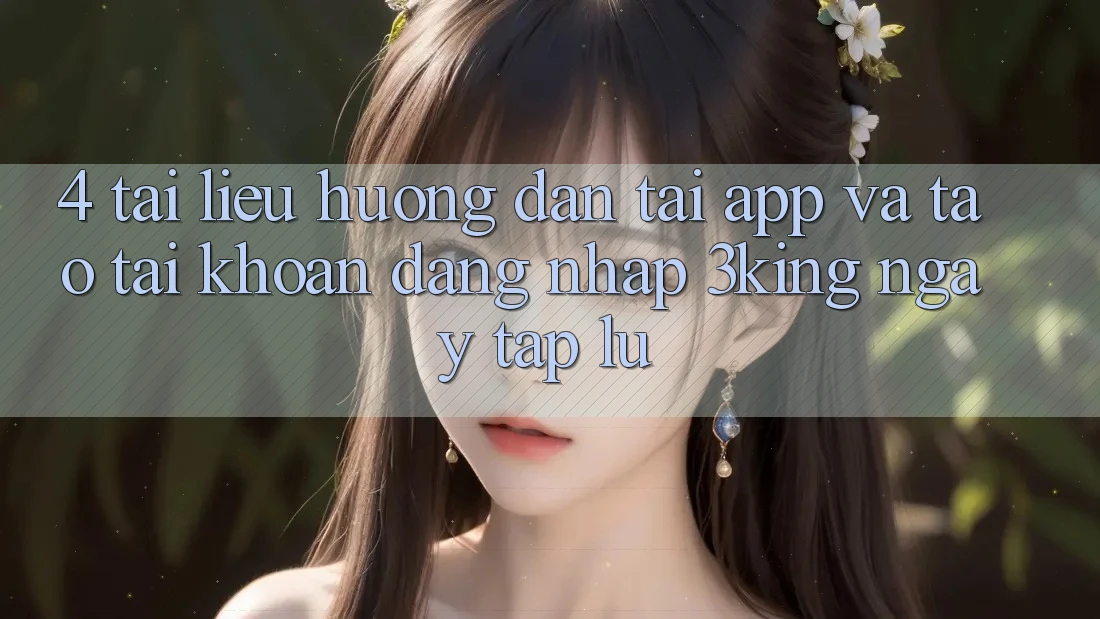 4. Tài liệu hướng dẫn Tải App Và Tạo tài khoản, Đăng Nhập 3king Ngay tắp lự