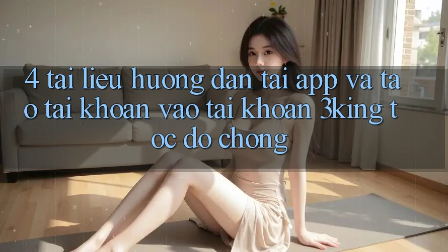 4. Tài liệu hướng dẫn Tải App Và Tạo tài khoản, Vào tài khoản 3king Tốc độ Chóng 4. Tài liệu hướng dẫn Tải App Và Tạo tài khoản, Vào tài khoản 3king Tốc độ Chóng