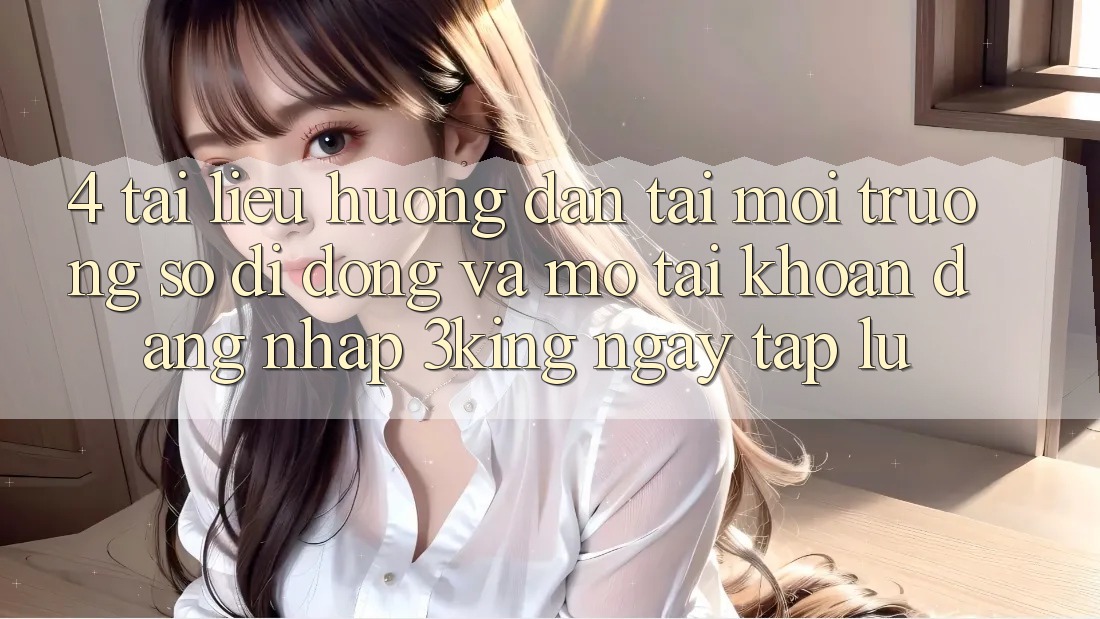 4. Tài liệu hướng dẫn Tải Môi trường số di động Và Mở tài khoản, Đăng Nhập 3king Ngay tắp lự 4. Tài liệu hướng dẫn Tải Môi trường số di động Và Mở tài khoản, Đăng Nhập 3king Ngay tắp lự