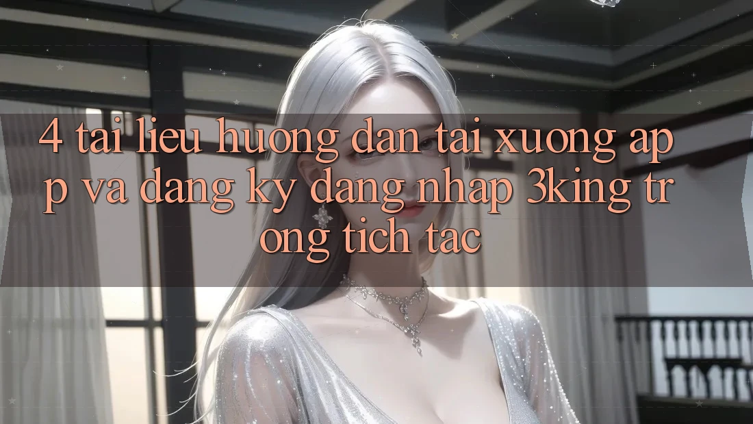 4. Tài liệu hướng dẫn Tải xuống App Và Đăng Ký, Đăng Nhập 3king Trong tích tắc 4. Tài liệu hướng dẫn Tải xuống App Và Đăng Ký, Đăng Nhập 3king Trong tích tắc
