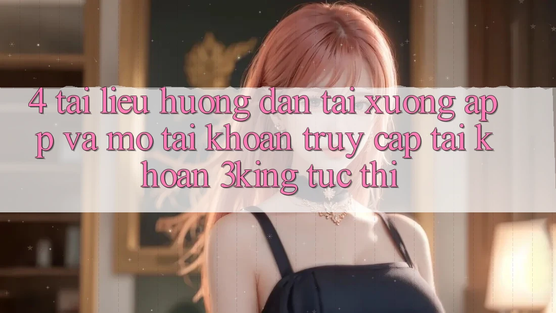4. Tài liệu hướng dẫn Tải xuống App Và Mở tài khoản, Truy cập tài khoản 3king Tức thì 4. Tài liệu hướng dẫn Tải xuống App Và Mở tài khoản, Truy cập tài khoản 3king Tức thì