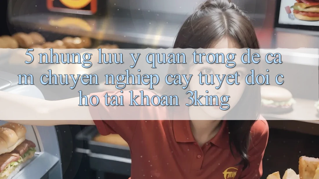 5. Những Lưu Ý Quan Trọng Để Cầm Chuyên nghiệp cậy Tuyệt Đối Cho Tài Khoản 3king 5. Những Lưu Ý Quan Trọng Để Cầm Chuyên nghiệp cậy Tuyệt Đối Cho Tài Khoản 3king