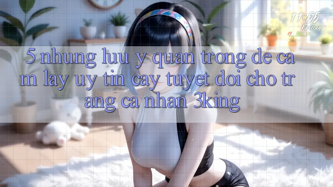 5. Những Lưu Ý Quan Trọng Để Cầm lấy Uy tín cậy Tuyệt Đối Cho Trang cá nhân 3king