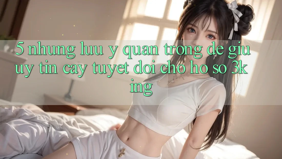 5. Những Lưu Ý Quan Trọng Để Giữ Uy tín cậy Tuyệt Đối Cho Hồ sơ 3king 5. Những Lưu Ý Quan Trọng Để Giữ Uy tín cậy Tuyệt Đối Cho Hồ sơ 3king