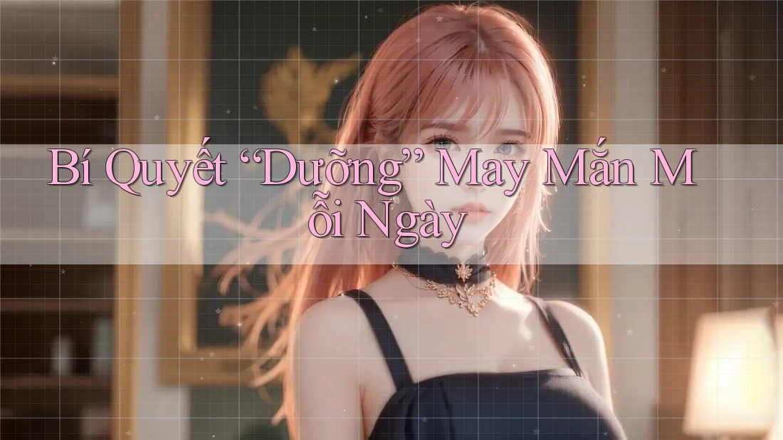 Bí Quyết “Dưỡng” May Mắn Mỗi Ngày