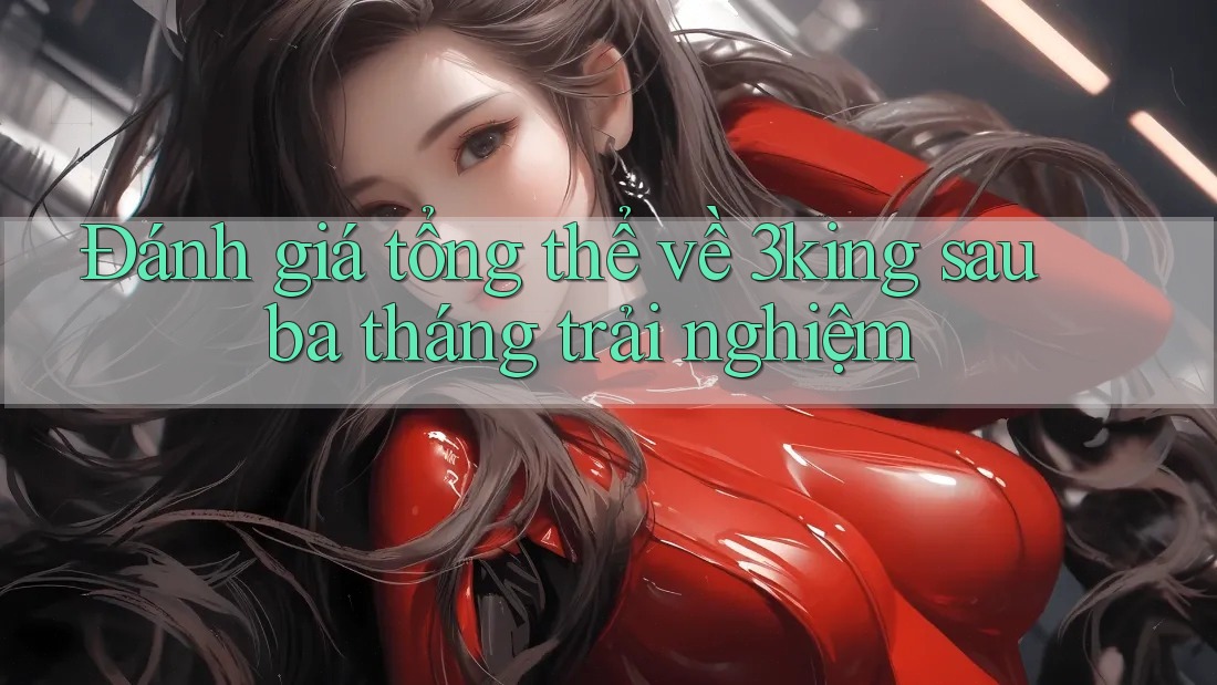 Đánh giá tổng thể về 3king sau ba tháng trải nghiệm Đánh giá tổng thể về 3king sau ba tháng trải nghiệm