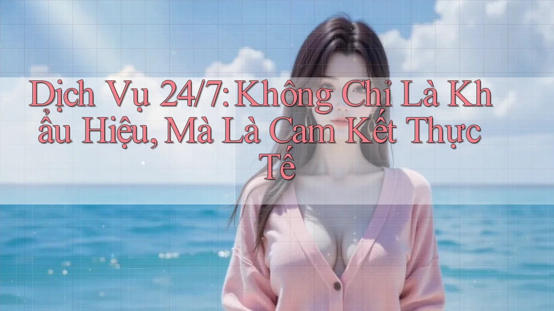 Dịch Vụ 24/7: Không Chỉ Là Khẩu Hiệu, Mà Là Cam Kết Thực Tế Dịch Vụ 24/7: Không Chỉ Là Khẩu Hiệu, Mà Là Cam Kết Thực Tế