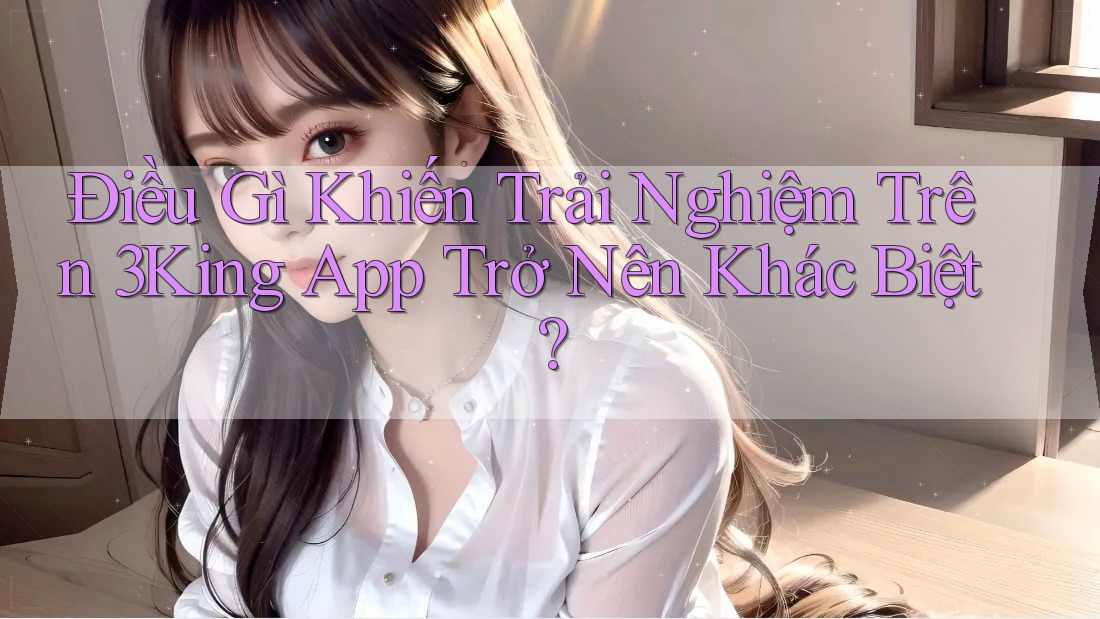 Điều Gì Khiến Trải Nghiệm Trên 3King App Trở Nên Khác Biệt? Điều Gì Khiến Trải Nghiệm Trên 3King App Trở Nên Khác Biệt?