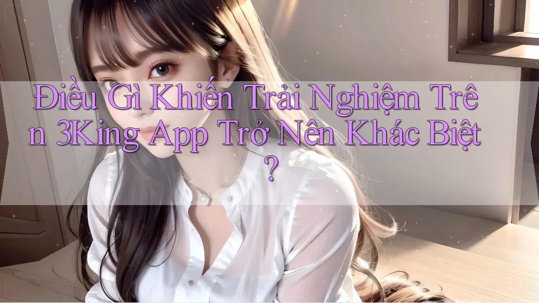 Điều Gì Khiến Trải Nghiệm Trên 3King App Trở Nên Khác Biệt? Điều Gì Khiến Trải Nghiệm Trên 3King App Trở Nên Khác Biệt?