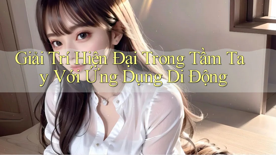 Giải Trí Hiện Đại Trong Tầm Tay Với Ứng Dụng Di Động Giải Trí Hiện Đại Trong Tầm Tay Với Ứng Dụng Di Động