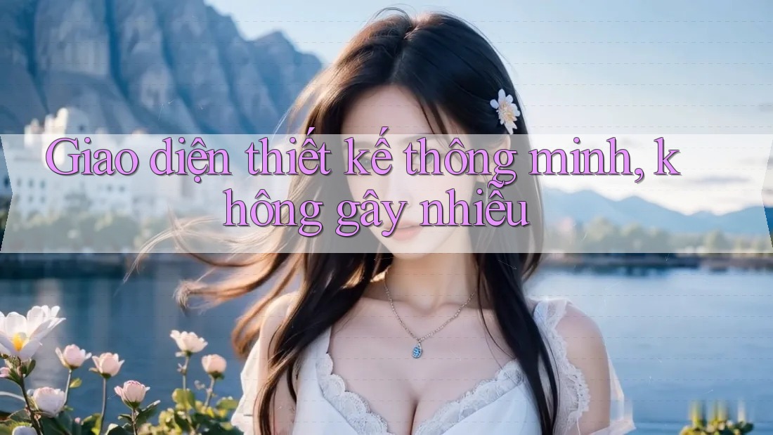 Giao diện thiết kế thông minh, không gây nhiễu Giao diện thiết kế thông minh, không gây nhiễu