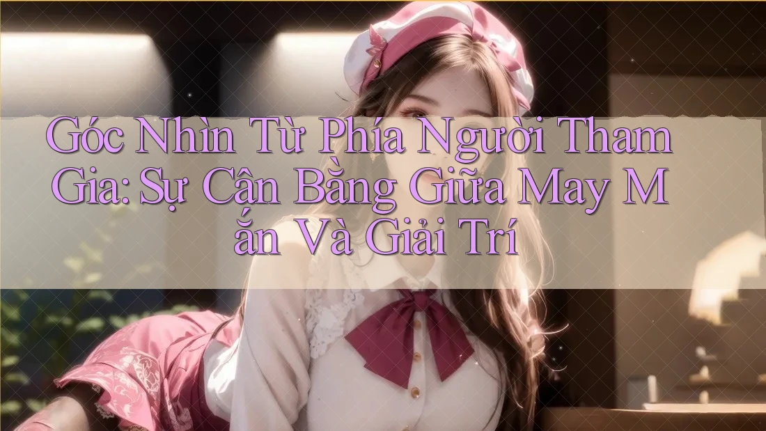 Góc Nhìn Từ Phía Người Tham Gia: Sự Cân Bằng Giữa May Mắn Và Giải Trí Góc Nhìn Từ Phía Người Tham Gia: Sự Cân Bằng Giữa May Mắn Và Giải Trí