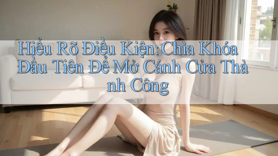 Hiểu Rõ Điều Kiện: Chìa Khóa Đầu Tiên Để Mở Cánh Cửa Thành Công Hiểu Rõ Điều Kiện: Chìa Khóa Đầu Tiên Để Mở Cánh Cửa Thành Công