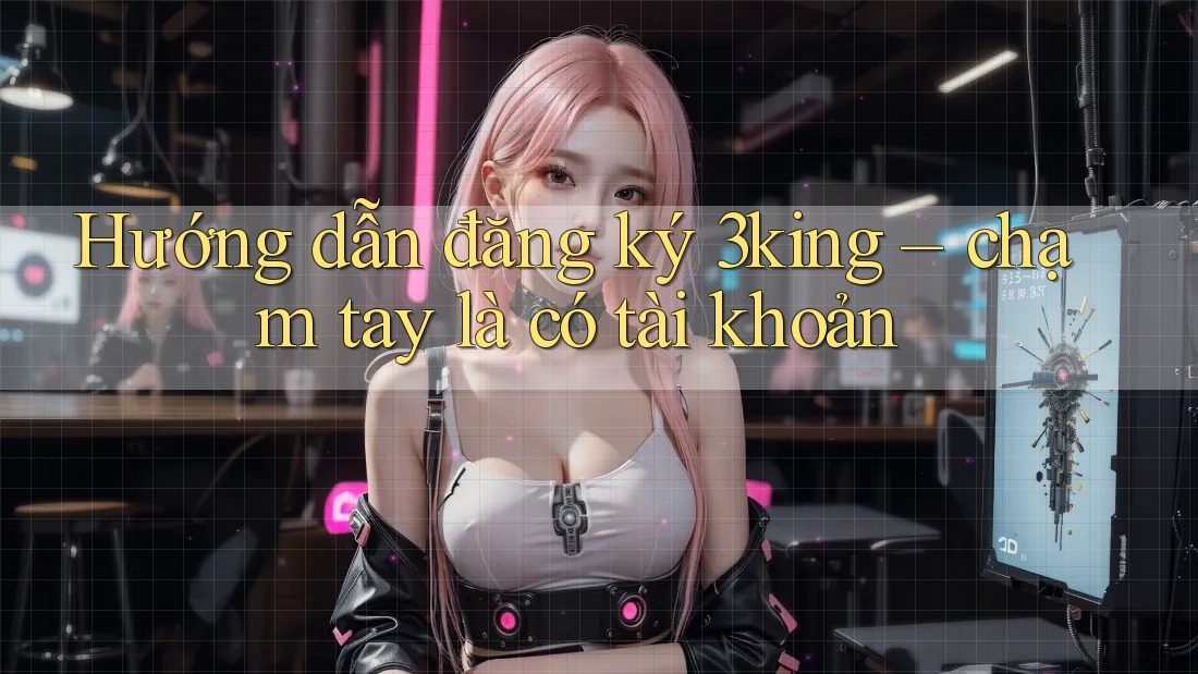 Hướng dẫn đăng ký 3king – chạm tay là có tài khoản