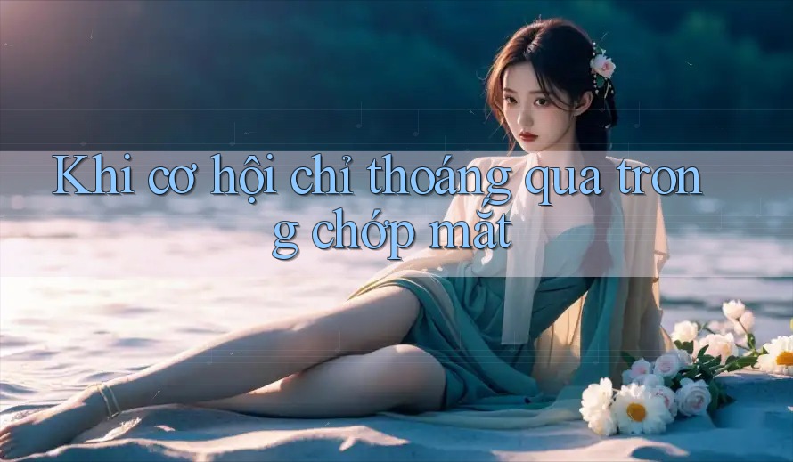 Khi cơ hội chỉ thoáng qua trong chớp mắt Khi cơ hội chỉ thoáng qua trong chớp mắt