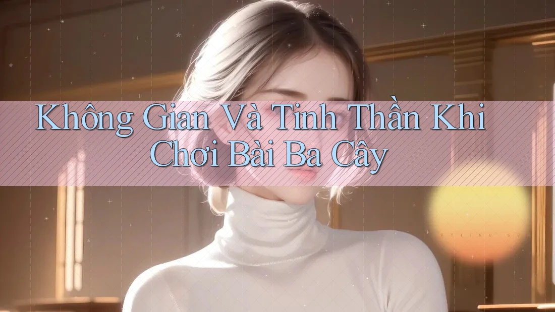 Không Gian Và Tinh Thần Khi Chơi Bài Ba Cây