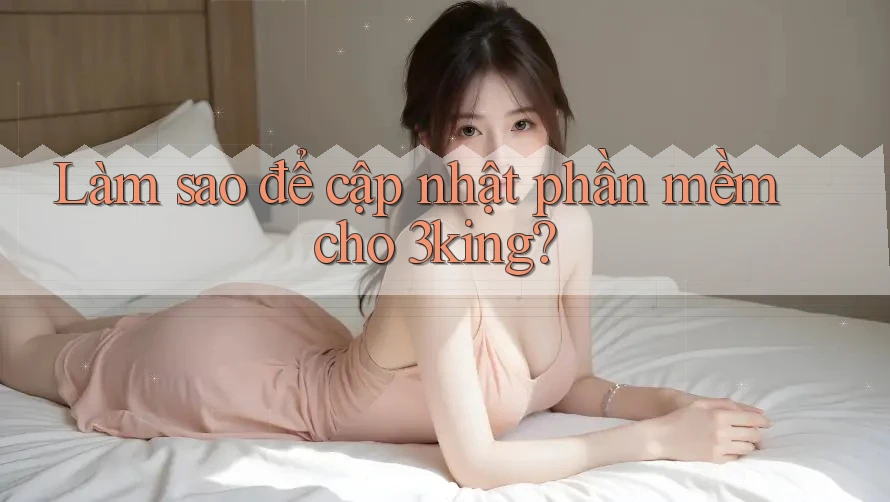Làm sao để cập nhật phần mềm cho 3king?