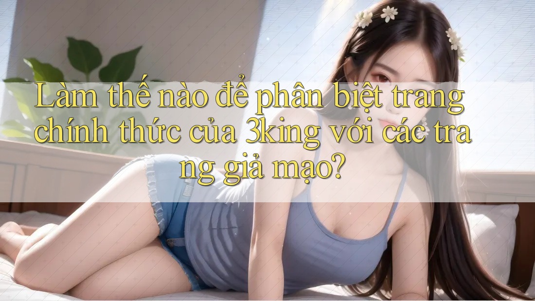 Làm thế nào để phân biệt trang chính thức của 3king với các trang giả mạo? Làm thế nào để phân biệt trang chính thức của 3king với các trang giả mạo?