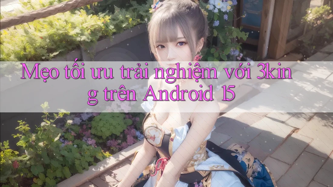 Mẹo tối ưu trải nghiệm với 3king trên Android 15 Mẹo tối ưu trải nghiệm với 3king trên Android 15