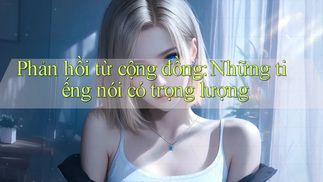 Phản hồi từ cộng đồng: Những tiếng nói có trọng lượng