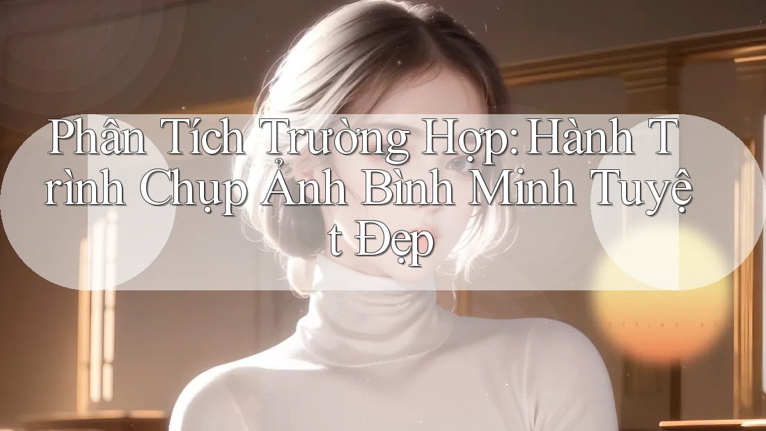 Phân Tích Trường Hợp: Hành Trình Chụp Ảnh Bình Minh Tuyệt Đẹp Phân Tích Trường Hợp: Hành Trình Chụp Ảnh Bình Minh Tuyệt Đẹp