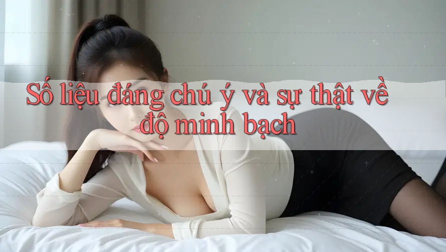 Số liệu đáng chú ý và sự thật về độ minh bạch Số liệu đáng chú ý và sự thật về độ minh bạch