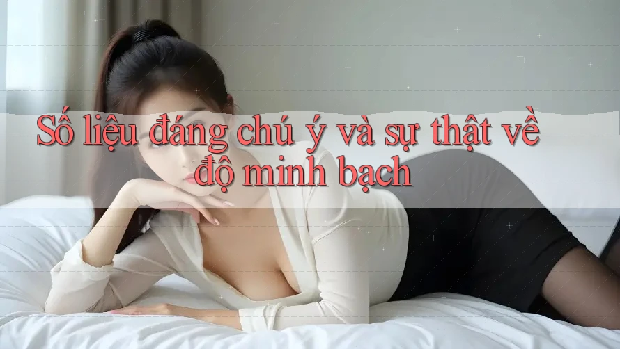 Số liệu đáng chú ý và sự thật về độ minh bạch