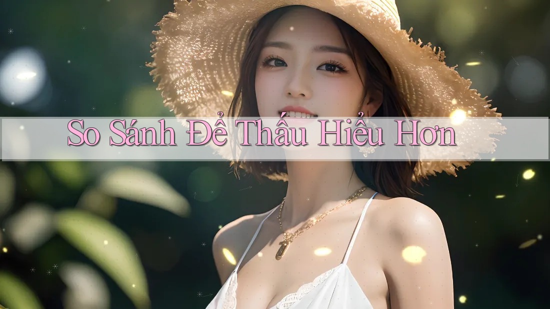 So Sánh Để Thấu Hiểu Hơn So Sánh Để Thấu Hiểu Hơn